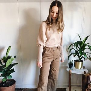 puffy sleeve sweater